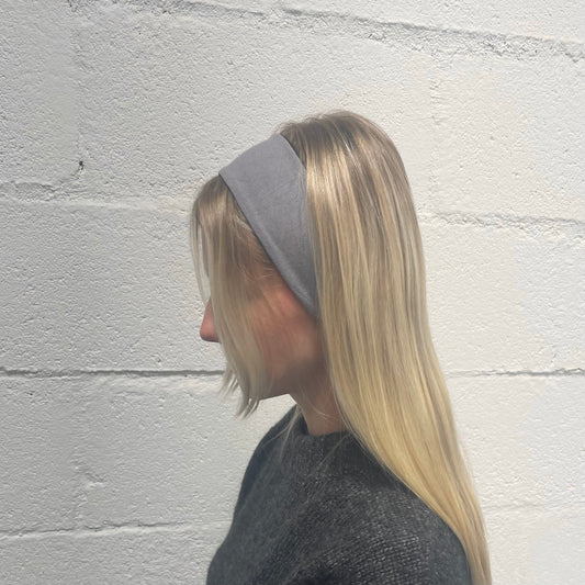 Grey Reversible Headband