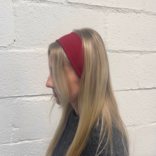 Red Reversible Headband