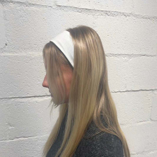 White Reversible Headband