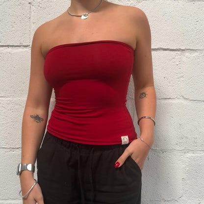 Red Reversible Bandeau